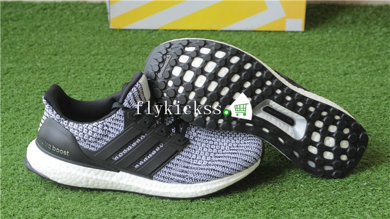 Real Boost Adidas Ultra Boost UB 4.0 Black White BB6169